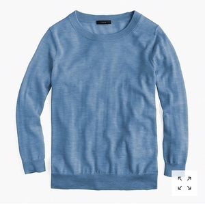 J crew periwinkle sweater